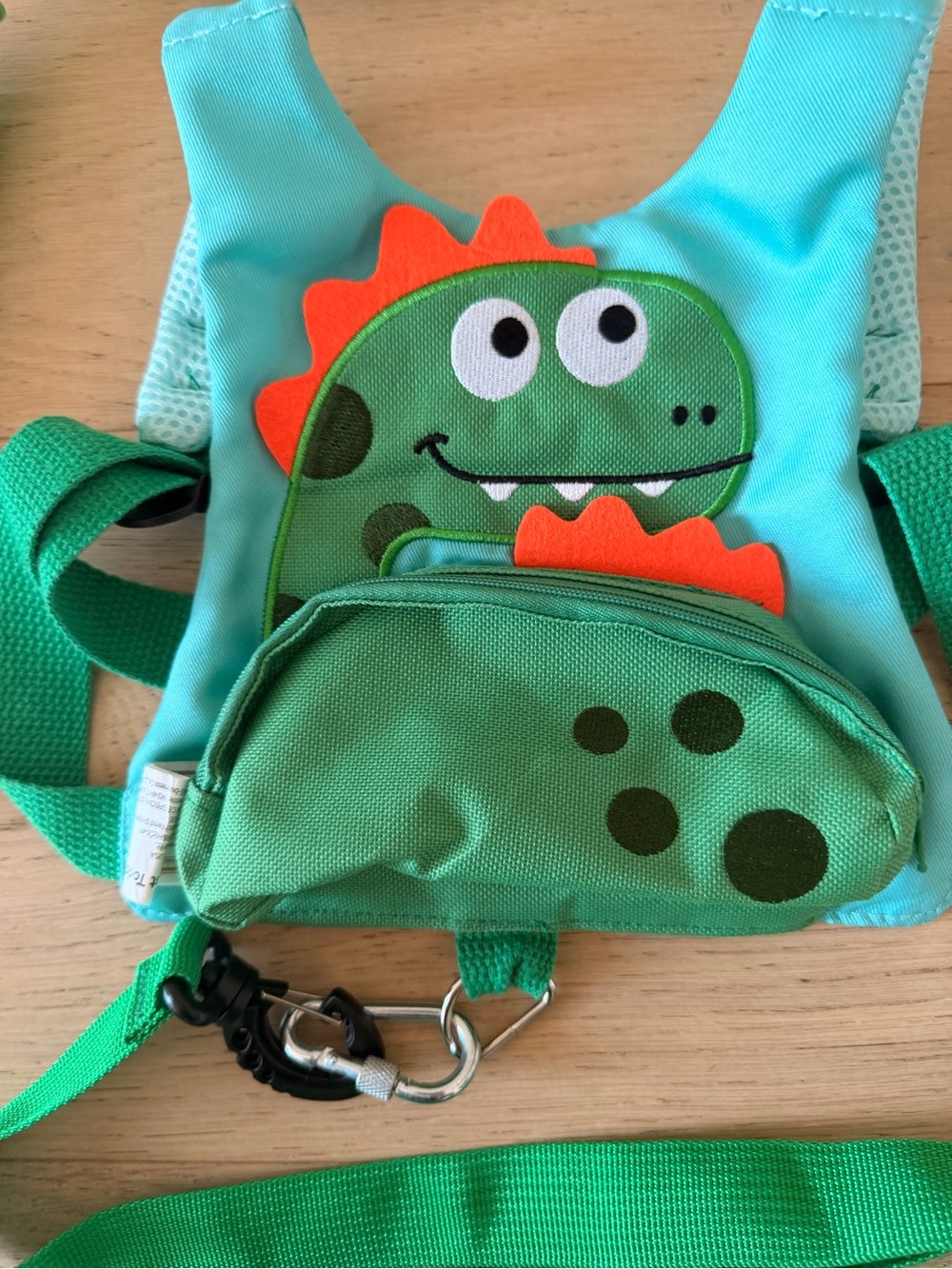 Dinosaur Toddler Safety Harness and Leash - Picture 3 of 6